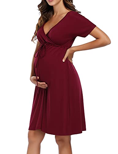 Clearlove Vestido Lactancia para Mujer...