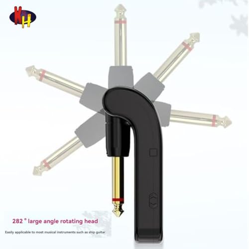 Image of kh Wireless Guitar System, 2.4G, 48KHz /16Bit Rechargeable Guitar Transmitter Receiver, Low Latency Wireless Audio System for Electric Guitar, Bass, Electric Violin Instruments (WS-4)