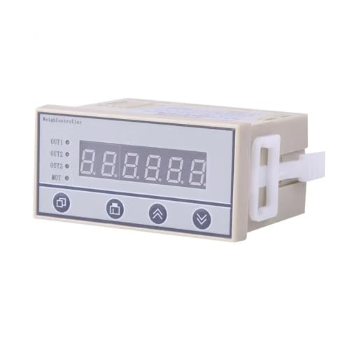 220V Load Cell Indicator Weight Sensor, 220V High Accuracy Weighing Controller Weight Indicator 6-Digit LED Display 2-pin