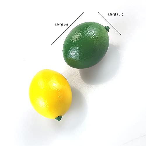 Psajfzz 2 Colors Mini Fake Lemon Fake Artificial Fruit Home House Kitchen Party Decoration Photo Props Lemons Model 20 Pcs #TOP3