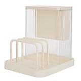 KOCKSHION Küchenutensilienhalter Mit Topfdeckelhalter Und Schneidebrett-organizer Multifunktionale Ablage Für Küchentheke Eleganter Küchenorganizer Mit Effektivem Wasserablauf