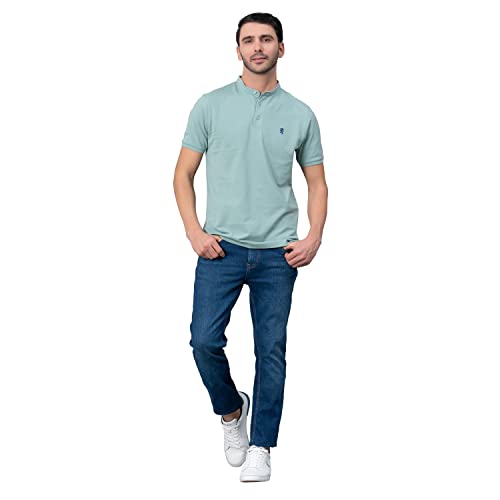 Image of Red Tape Henley Neck T-Shirt for Men | Comfortable & Breathable