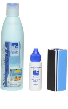 Christmas Gifts, Ocean Therapy Nail Kit, Dead Sea Spa Care, Hand and Body Massage Lotion, Cuticle Oil Treatment, Nail Buffer