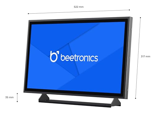 Image of Beetronics 22 Inch Touchscreen Monitor | Full HD 1080p | 22TS7M - Industrial-Grade, Professional 10-Point Multi Touch Display for PC, Mac, Linux - HDMI, DisplayPort, USB-C, VGA Inputs