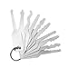 Mrchrogge 10PCS Zuktcr Master Keys Stainless Steel Replacement Skeleton Lock Key Set Multiple Shapes Lock Picking Emergency Tool