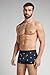 Intimissimi Man's Lifesaver Print Natural Fresh Cotton Boxers in Blue, Size L
