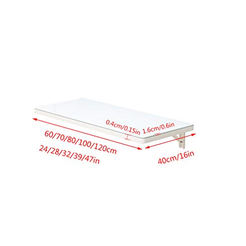 Table pliante murale pour rompre avec le désordre des petits espaces