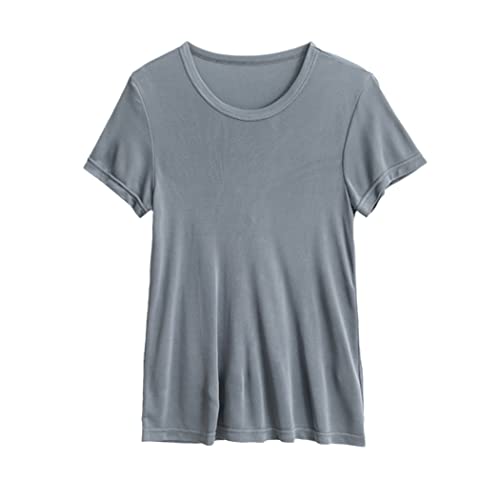 T-shirt d'été léger pour éviter la chaleur grâce à la soie naturelle