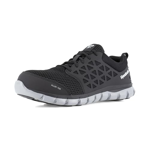 Image of Reebok Men's Rb4041 Sublite Cushion Safety Toe Athletic Work Shoe Black