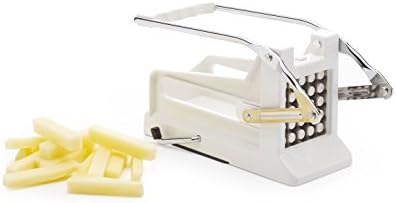 KC BLUE KitchenCraft KCBB882 Potato Chipper, Stainless Steel / Plastic Chip Cutter, White, 23.5 x 10.5 x 12 cm (Pack of 1)