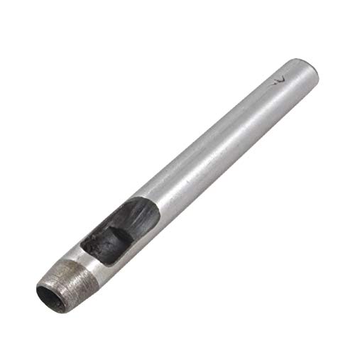 New Lon0167 Artisans du En vedette cuir 7 efficacité fiable mm Diamètre intérieur creux Hole Punch Cutter Outil Gris(id:3c0 13 46 f7d)