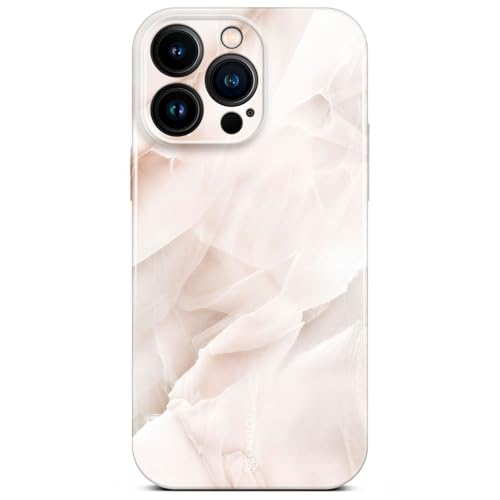 Coque iPhone 15 Pro Max marbre pailleté rose ONEFLOW Bliss