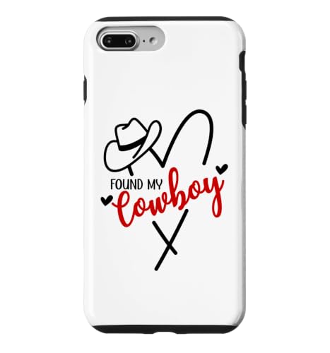 Found My Cowboy Bachelorette Cowgirl Nashville Bride Western �X�}�z�P�[�X iPhone 7 Plus/8 Plus �p