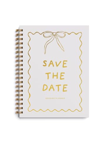 Yop & Tom Wedding Planner Journal - Thoughtful Wedding Planning Notebook - Ideal Engagement Gift - Save The Date