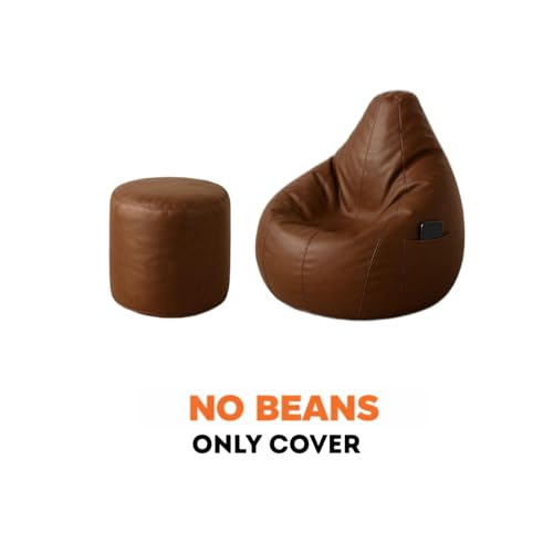 AV CART Bean Bag Sofa XL Brown - Image 5