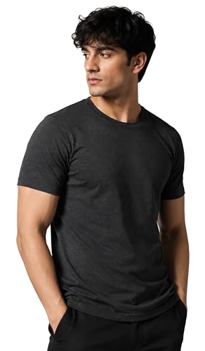 Image of London Hills T Shirt For Man | Tshirt Shirts Men | Men Round Neck Tshirts | Gym T Shirts For mens Workout | T-shirts For Man Cotton Stylish Round Neck T Shirt Half Sleeve Regular Fit Solid Multicolour