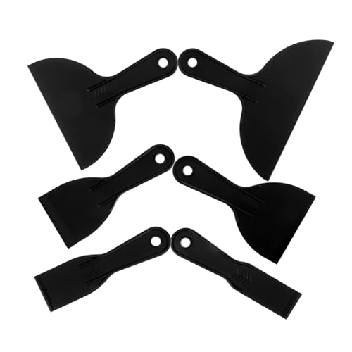 SHINEOFI 6 Pezzi Spatole per Applicazione da Parati Raschietto Flessibile per Film Auto Strumenti per Creativo Efficienza e Sicurezza nella Manutenzione Adesivi e Pellicole