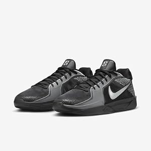 Nike Tênis feminino SABRINA 2, Preto/Branco-Cinza Furo-Cinza