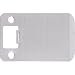 Stone Harbor Hardware 50103-26D Extended Lip Strike Plate with 3" Lip, Satin Chrome