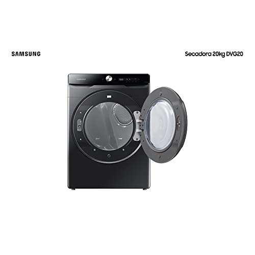 Secadora à Gás Samsung DV6700A SmartThings 20kg Black Inox 110V DVG20A6470V/AZ
