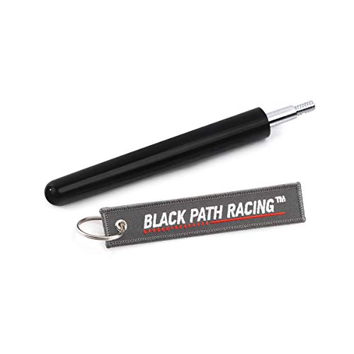 BlackPath - Fits Ford Mustang + F150 + F250 + F350 + PT Cruiser + SRT4 Billet Short Radio Antenna Ford + Chrysler Stubby (Black) T6 Billet