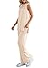 PRETTYGARDEN Women's 2 Piece Lounge Set 2026 Summer Casual Tank Top Wide Leg Pants Matching Travel Outfits Clothes Tracksuit (Beige,XX-Large)