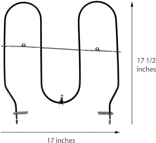 Broil Element For Whirlpool Oven, Model Number WP9760771, Replaces For AP6014069, 9760771, 1201759, 4456103, PS11747303,4448698, 4452154