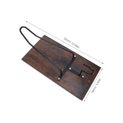 Soporte para Protector de Cabeza Evite Desorden con Perchero de Pared de Madera 3