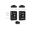 M-Vave WP9 - Wireless In-Ear Monitor System, 2.4GHz Transmitter and Receiver, Clip-on Design, USB Rechargeable, Black #1