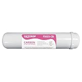 Filtri in Linea per Impianti ad Osmosi - Argentizzato e Batteriostatico - Carbon Block - Sedimenti - Resine - Ultra filtrazione - Carbone - 12 Pollici 1/4 filetto (Carbon Block)