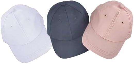 Reniccaa Premium Kids Cap for Printing Text and Logo with Adjustable Buckle Cottton Cap for Kids,Girls and Boys