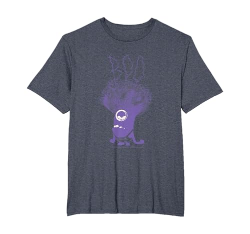 Minions Haloween Merch Designs Boo Fun Art T-Shirt, Men's Big and Tall, Heather Blue, 6X Tall