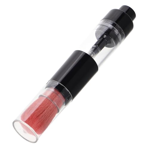 Didiseaon Press-on Makeup Brush Integrated Design Travel Powder Brush for Quick and Easy Blush Applicati