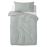 AlexandreHouse Basic Juego nórdico 2 piezas 100x120 cm (Cuna) Gris