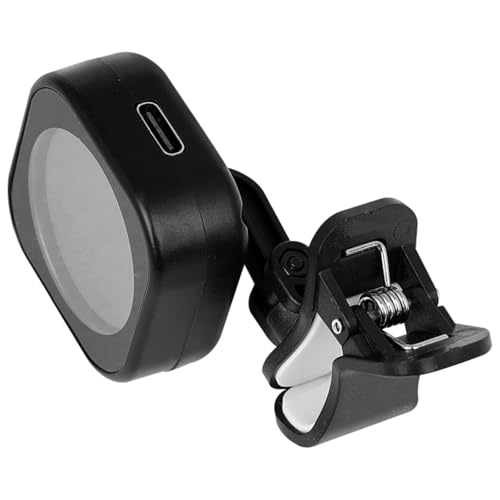 Accordeur de guitare rotatif écran LCD pour ukulélé basse et violon