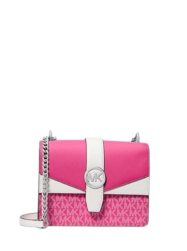 Michael Kors Greenwich Petit sac bandoulière logo marron pour femme