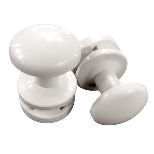 Lot de 2 patères blanches pour sèche serviette, paire de crochet pour radiateur sèche serviette (Blanche)