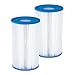 Produktbild Poolfilter Pool Filter für Swimming Pool Whirlpool - Typ D Typ A/C Typ I - Filterkartuschen Kartuschenfilter für Poolpumpe - Filterkartusche für Swimmingpool - Papierfilter Wasserfilter (2, Typ A/C)