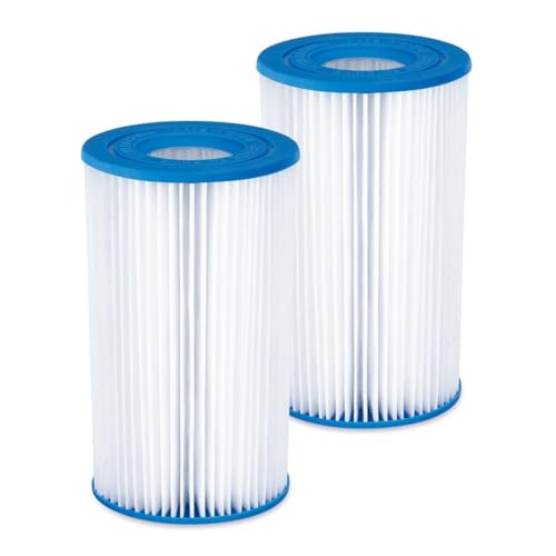 Poolfilter Pool Filter für Swimming Pool Whirlpool - Typ D Typ A/C Typ I - Filterkartuschen Kartuschenfilter für Poolpumpe - Filterkartusche für Swimmingpool - Papierfilter Wasserfilter (2, Typ A/C)