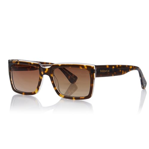 Image of Shisen Fox KOKORO Polarized 2.0 Unisex Sunglasses | Stylish Rectangular Design | Polarized Lenses | Premium Acetate Frames | Sunglasses for Men | Superior Comfort