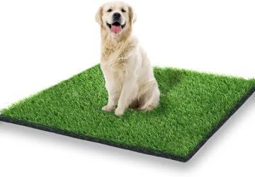 75 * 110 cm Cesped Perro Pipi-Alfombra Cesped Artificial-Inodoro para Perros Cesped-Césped Falso para Perros, para Interiores y Exteriores, Decoración de Césped