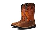 Wolverine Men's Rancher DuraShocks CarbonMax Wellington Western Boot, Yellow/Orange, 12