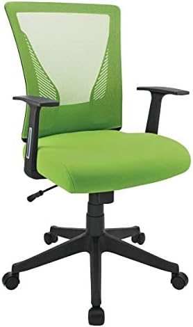 Brenton Studio Radley Mesh Mid-Back Task Chair, Green/Black