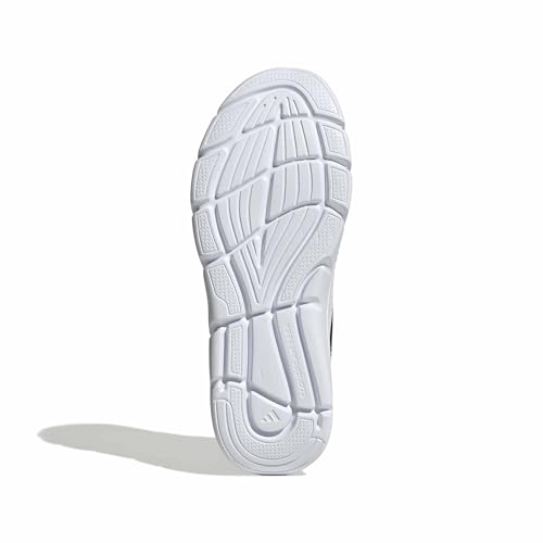 adidas Homme Cloudfoam Flex Elastic Laces Shoes, Core Black/FTWR White/Carbon, 49 1/3 EU