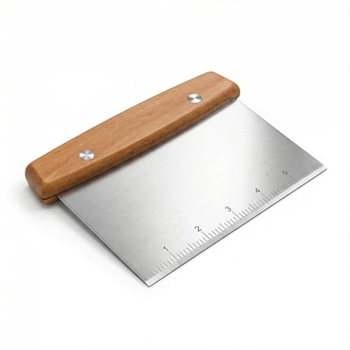 WANRHDZS Dough Cutter, Kitchen Scraper, Food Scraper, Multipurpose Pastry Pizza