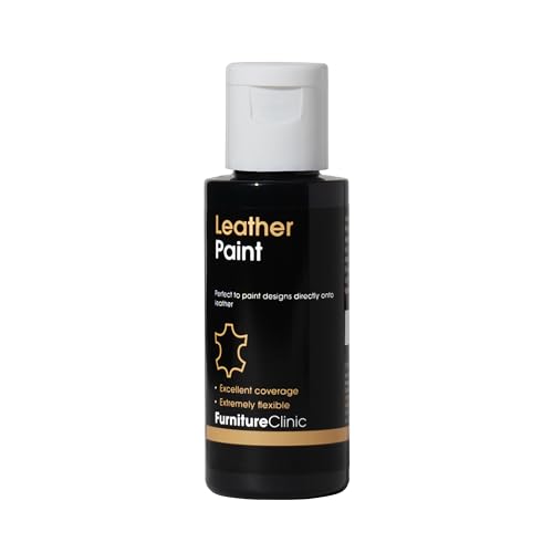 Furniture Clinic Leather Paint, Black, 50ml