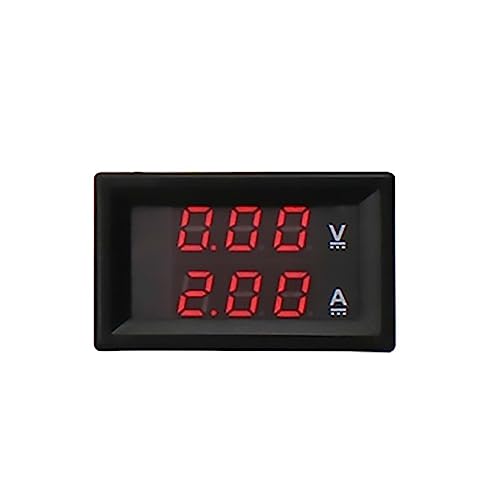 Voltmètre ampèremètre DC 100V 10A testeur de tension et courant de panneau