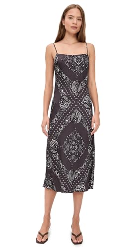 Madewell Womens Cami Maxi Slip Dress Chocolate Plum 12