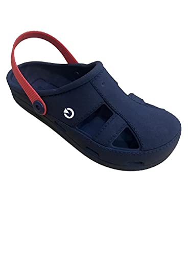 Sandália Sydney Babuch, Cartago Mini, Meninos, Azul/Vermelho, 32/33