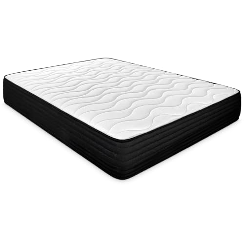 mattfy - Colchón Viscoelástico Reversible Kloe 135 x 180, Firmeza y Confort, Cara Invierno/Verano, Altura 30cm